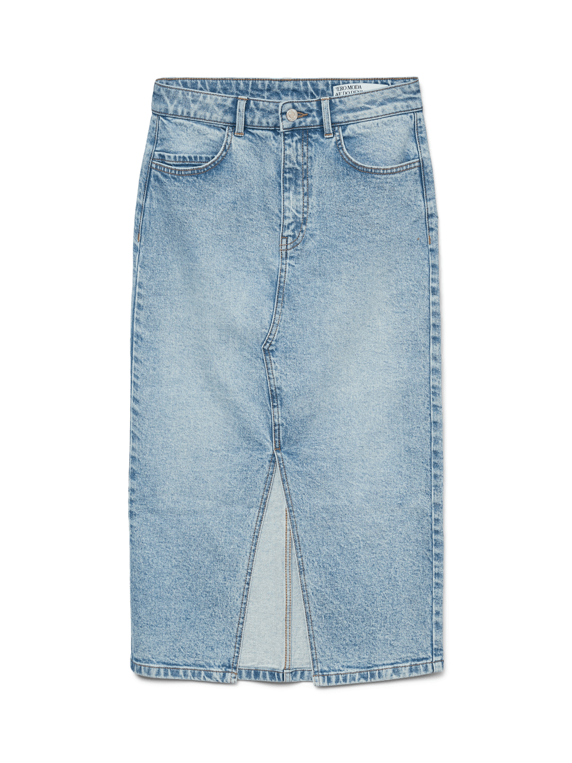 VMNATALIE Midi Skirt - Light Blue Denim - VERO MODA & VILA Bergvik